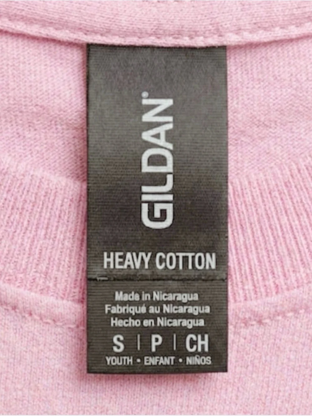 Gildan Light Pink Curious George Butterfly Graphic Tee